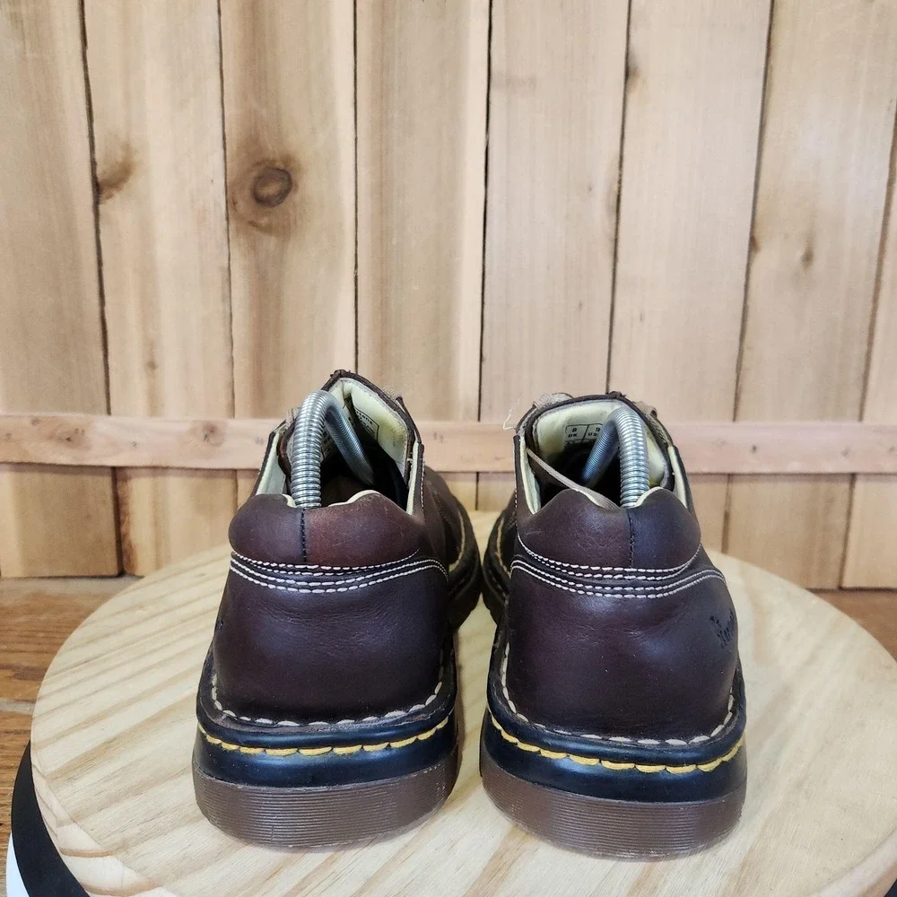 Dr. Martens Split Toe Shoes Mens 9 Brown Leather Casual Oxford Comfort Walking